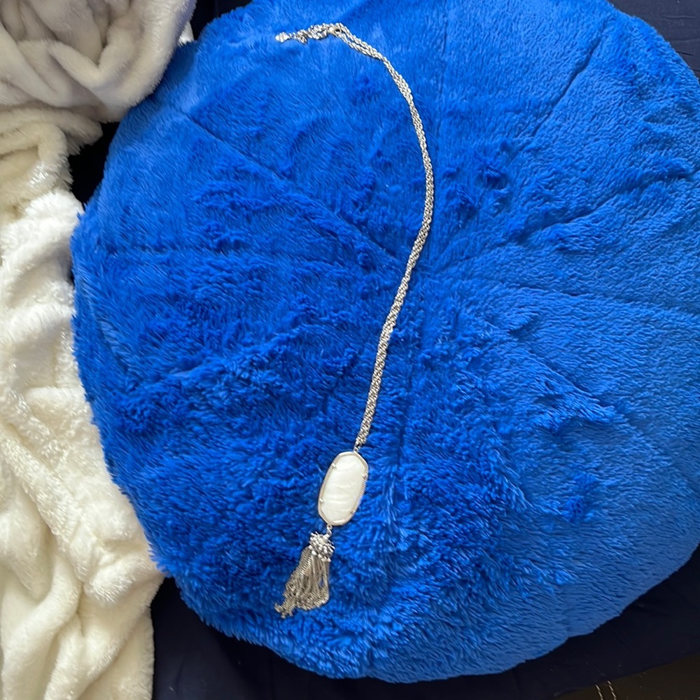 White Kendra Scott necklace